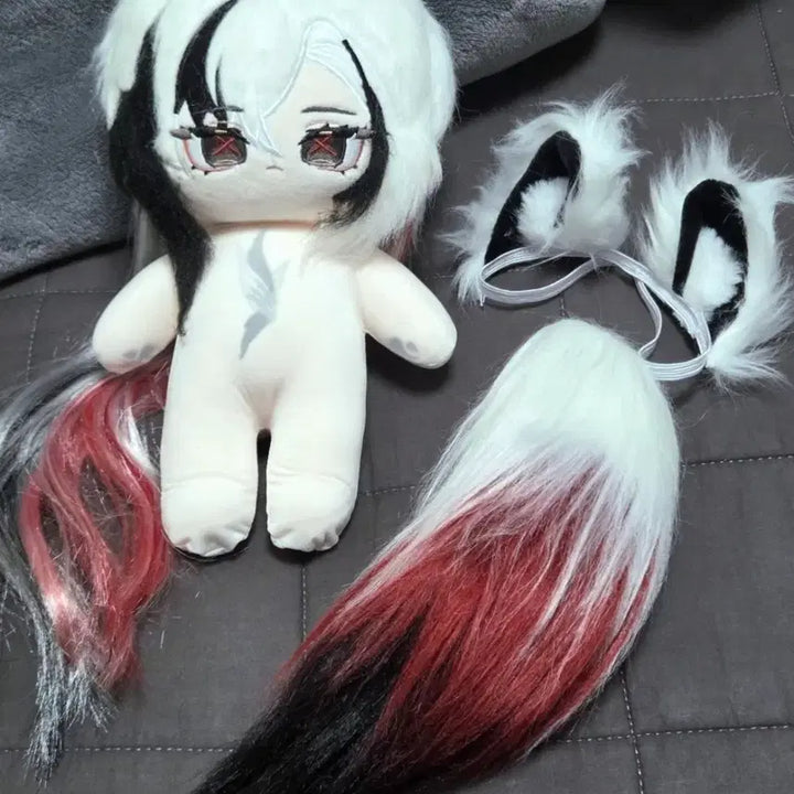 [BUNJANG] Arlecchino 20cm Doll with Bonus Goods / 굿즈 덤 증정) 원신 아를레키노 20cm 솜인형 뼈깅