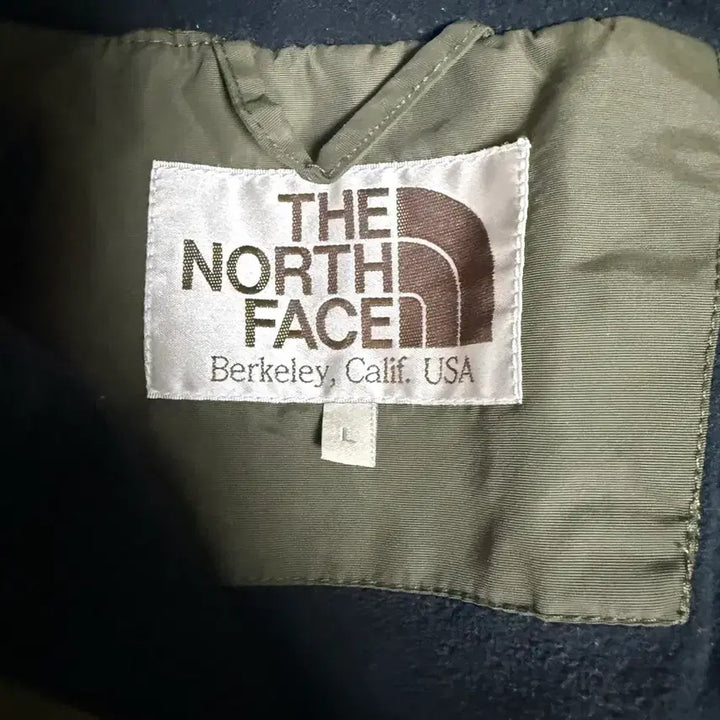 [BUNJANG] The North Face Khaki Fleece Lined Hoodie Jacket L / 노스페이스 카키 기모 후드 점퍼 L