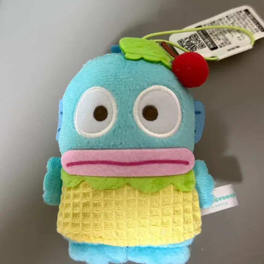 [BUNJANG] Sanrio Hakyo-dong Cherry Mascot Plushie Keyring / 한교동 체리 마스코트 인형 산리오교동 키링
