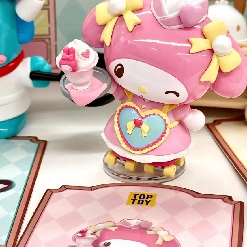 [BUNJANG] TopToy Sanrio My Melody Roller Skating Restaurant Figure / 탑토이 산리오 마이멜로디 롤러스케이팅 레스토랑 피규어