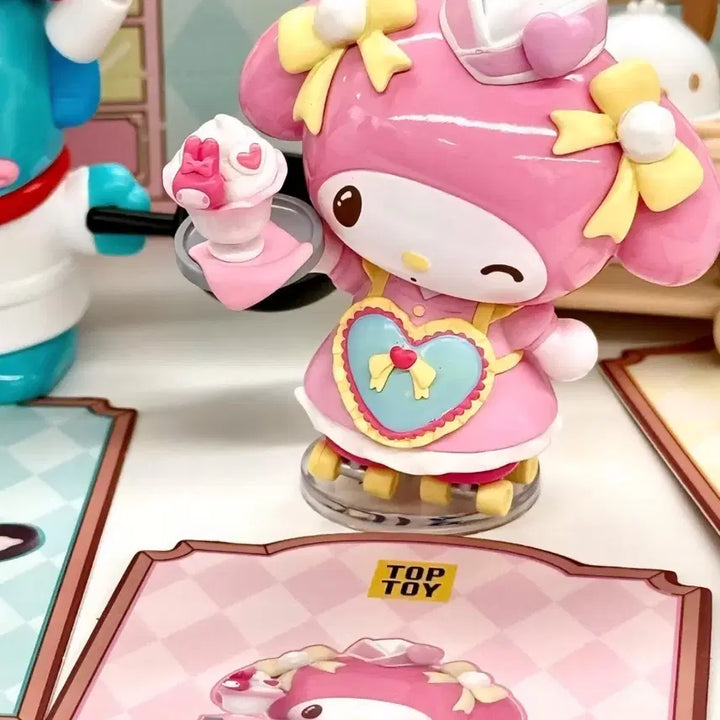 [BUNJANG] TopToy Sanrio My Melody Roller Skating Restaurant Figure / 탑토이 산리오 마이멜로디 롤러스케이팅 레스토랑 피규어