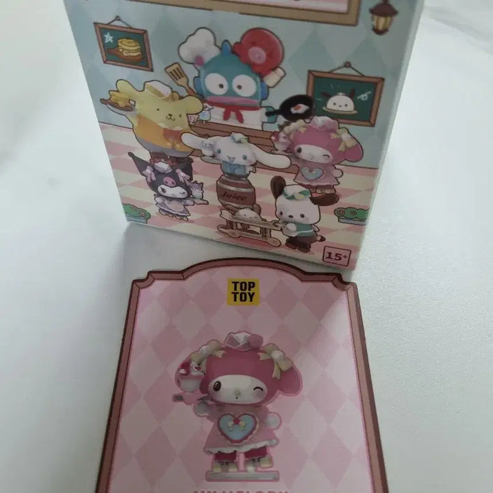 [BUNJANG] TopToy Sanrio My Melody Roller Skating Restaurant Figure / 탑토이 산리오 마이멜로디 롤러스케이팅 레스토랑 피규어