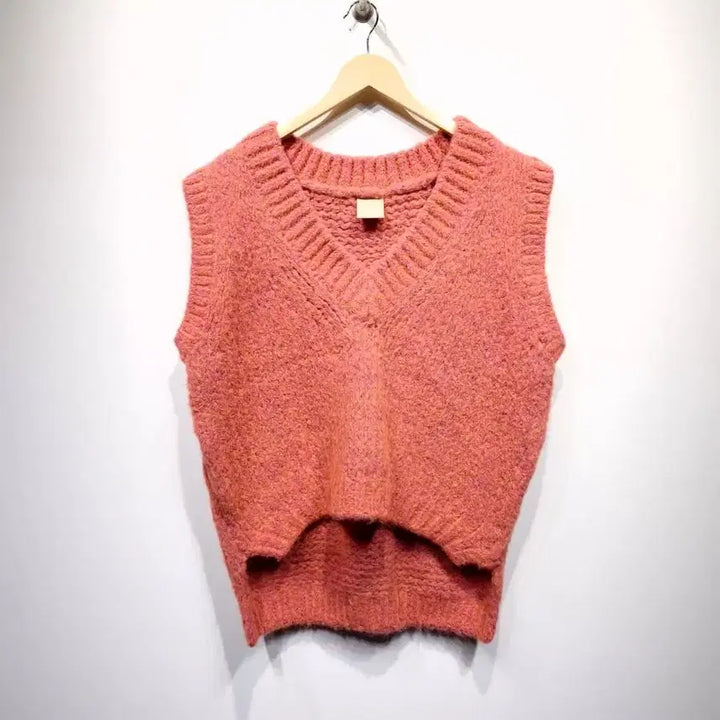 [BUNJANG] GANISONG Cotton Candy Wool Knit Vest / 가니송(GANISONG) 코튼 캔디 울니트 베스트