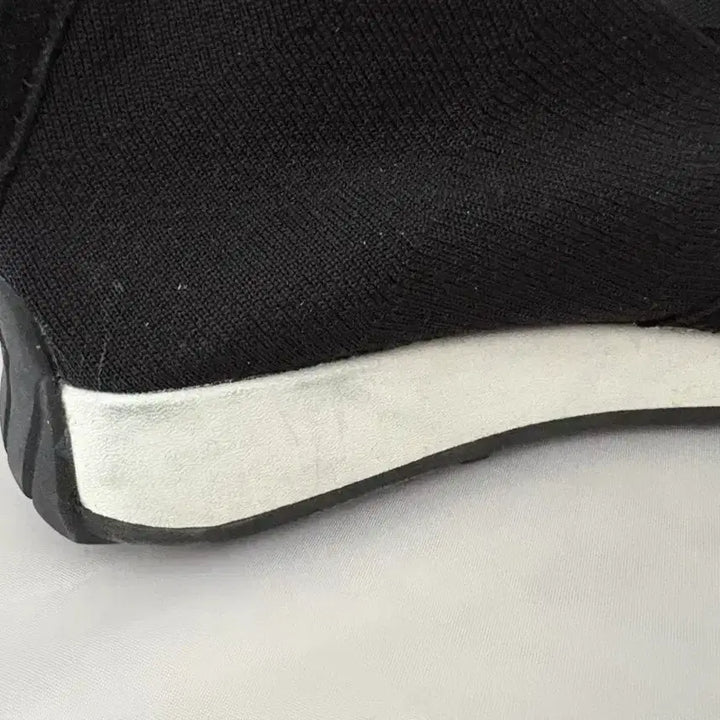 [BUNJANG] ZARA Black Knit Sneakers 240 / (미착용)자라 블랙 니트 스니커즈 240