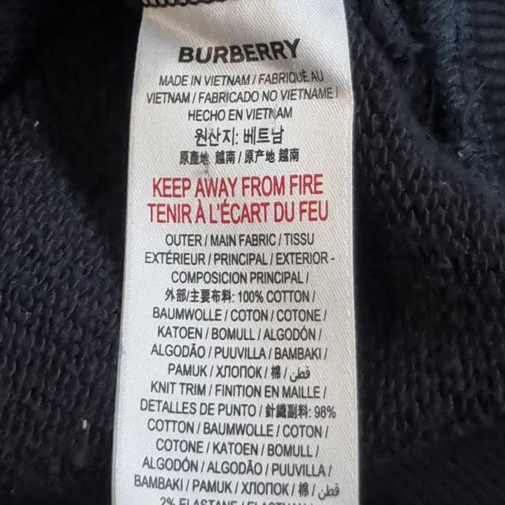 [BUNJANG] Burberry London Logo Hoodie (S) / 버버리 런던로고 후드티 (s)