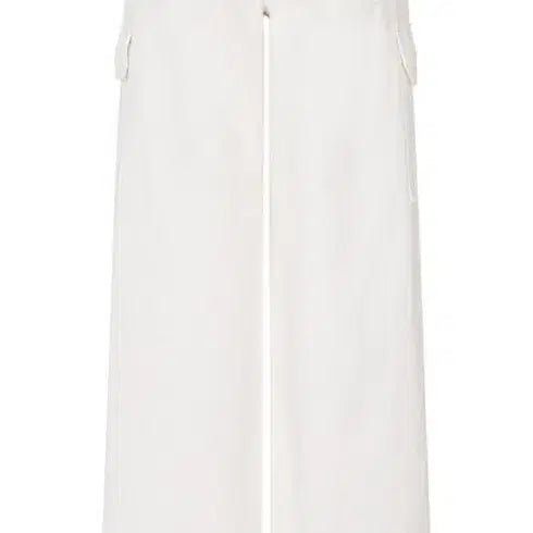 [BUNJANG] G-Cut White Wide Cargo Pants / 새상품) 지컷 화이트 와이드 카고 팬츠