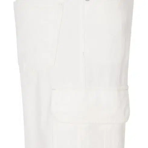 [BUNJANG] G-Cut White Wide Cargo Pants / 새상품) 지컷 화이트 와이드 카고 팬츠