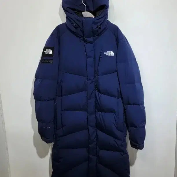 [BUNJANG] The North Face Goose Down Long Padded Coat Navy / (L) 노스페이스 거위털 롱패딩 다운코트 네이비 구스다운 패딩코트