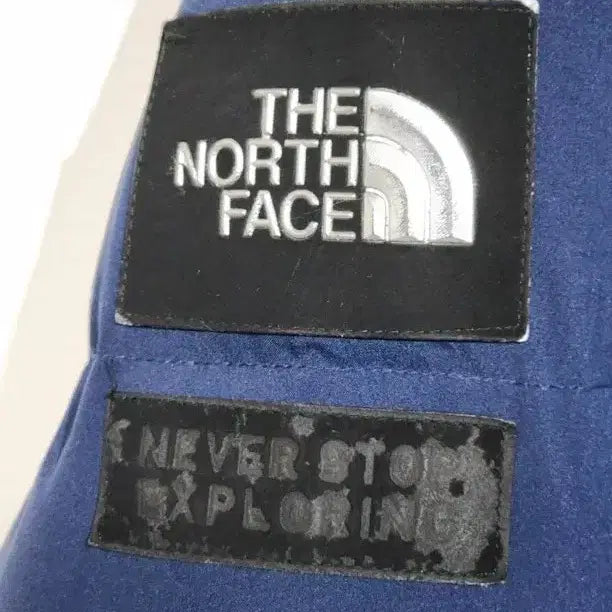 [BUNJANG] The North Face Goose Down Long Padded Coat Navy / (L) 노스페이스 거위털 롱패딩 다운코트 네이비 구스다운 패딩코트