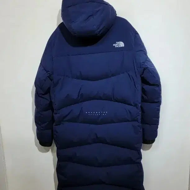 [BUNJANG] The North Face Goose Down Long Padded Coat Navy / (L) 노스페이스 거위털 롱패딩 다운코트 네이비 구스다운 패딩코트