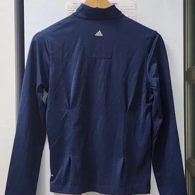 [BUNJANG] Navy Half-Neck Long-Sleeve T-Shirt / 네이비 하프넥 긴팔 티셔츠
