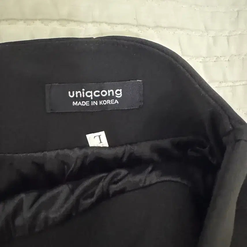 [BUNJANG] Uniqcong Black Mini Skirt L / 유니콩 블랙 미니스커트 L