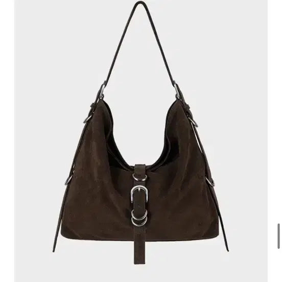 [BUNJANG] KHITO DIDI Belted Big Bag - Brown / 기호 스웨이드백 DIDI 벨트 빅백 브라운
