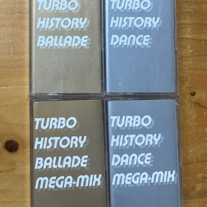 [BUNJANG] TURBO History 4 Cassette Tape Bundle Set / 터보 (TURBO) 히스토리 4카세트테이프