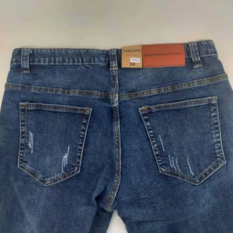 [BUNJANG] Slim-Fit Washed Jeans (Men&