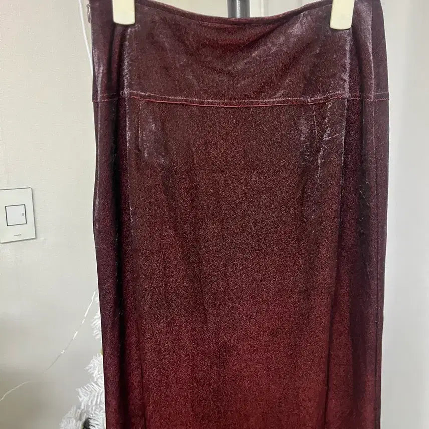 [BUNJANG] SCOT CLUB Velvet Long Skirt / SCOT CLUB 스코트클럽 벨벳 롱 스커트