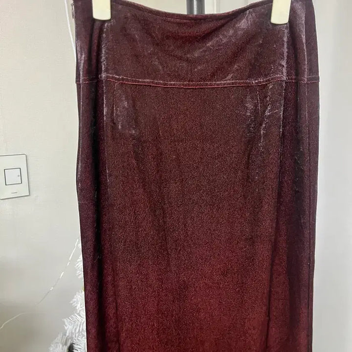 [BUNJANG] SCOT CLUB Velvet Long Skirt / SCOT CLUB 스코트클럽 벨벳 롱 스커트