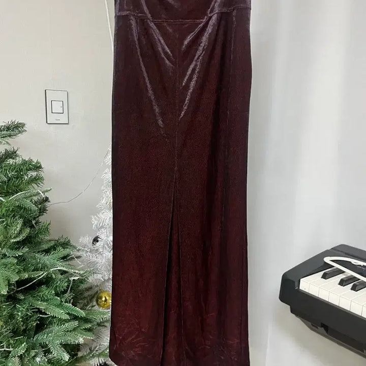 [BUNJANG] SCOT CLUB Velvet Long Skirt / SCOT CLUB 스코트클럽 벨벳 롱 스커트