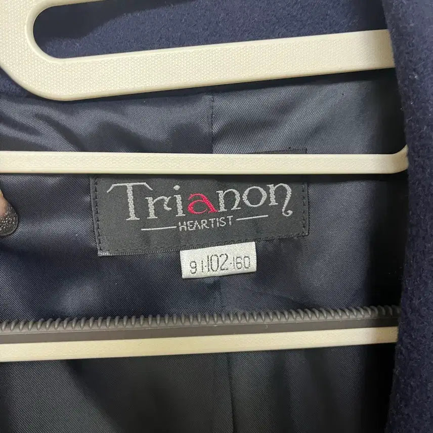 [BUNJANG] Trianon Navy Wool Jacket Coat / 트리아농 네이비 울 자켓 코트