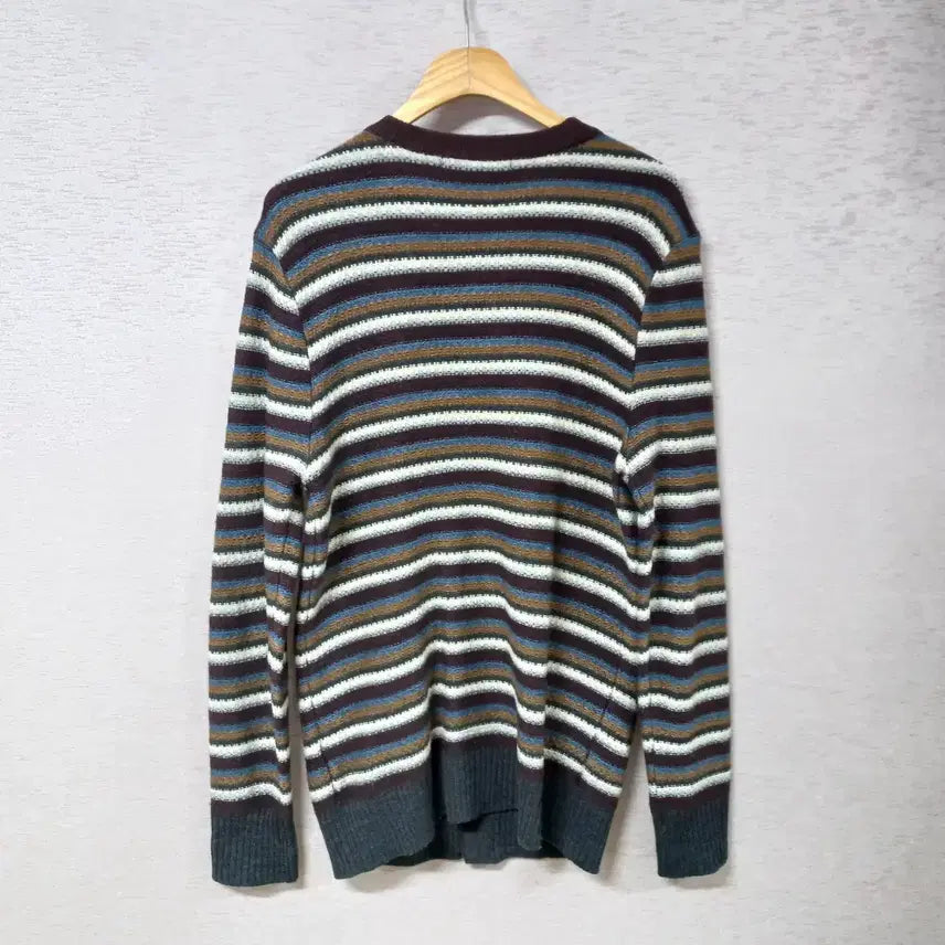 [SOLD OUT] B3-11/시리즈 스트라이프 니트가디건 남성