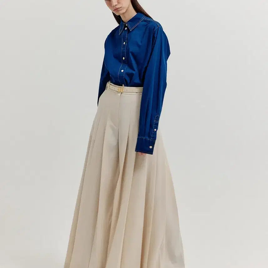 [SOLD OUT] EENK 잉크 신상 플리티드 와이드 팬츠 S