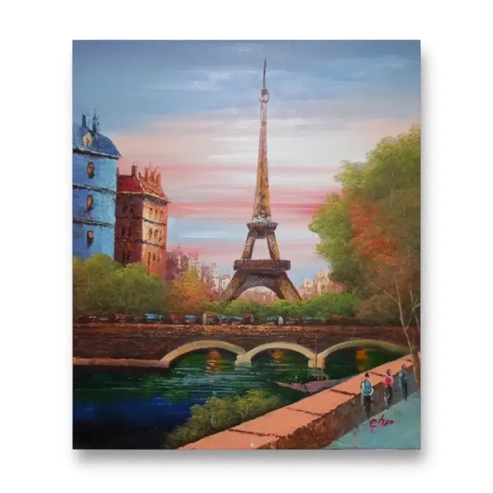 [BUNJANG] Chuyunbok Eiffel Tower Oil Painting Frame / 추연복작가 에펠탑 유화 그림 액자 인테리어