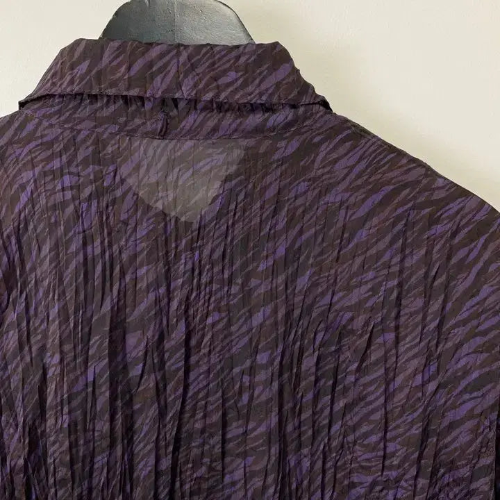 [BUNJANG] LEILIAN Vintage Pattern Pleated Shirt / 빈티지 LEILIAN 패턴 플리츠 셔츠