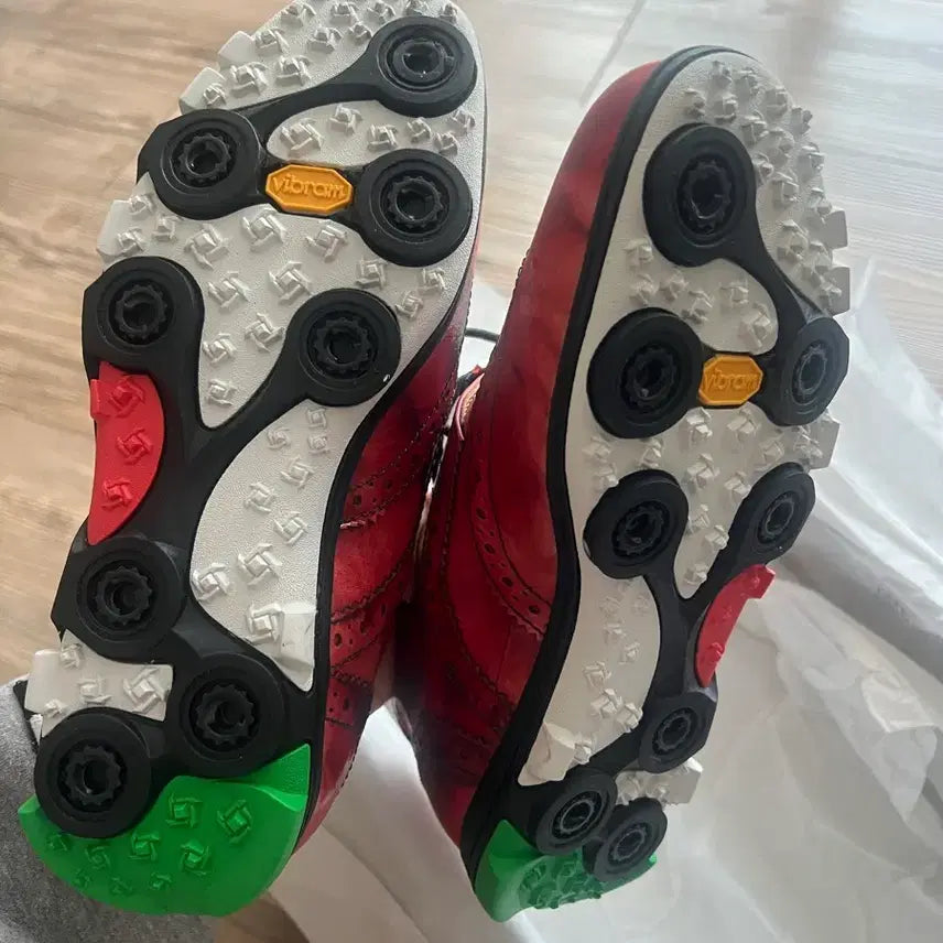 [BUNJANG] RIPRESA Red Golf Shoes / RIPRESA 레드 골프슈즈