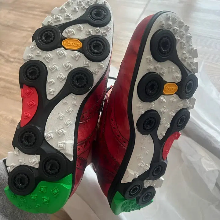 [BUNJANG] RIPRESA Red Golf Shoes / RIPRESA 레드 골프슈즈