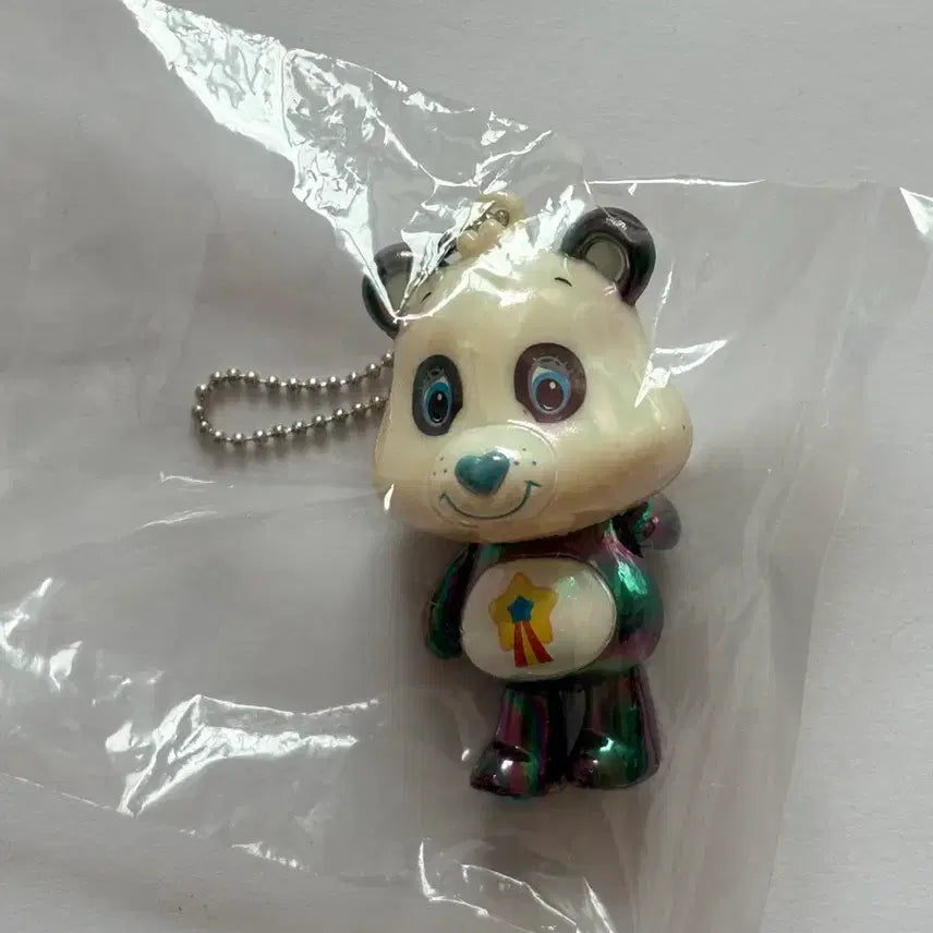 [BUNJANG] Vintage Care Bears Panda Figure Keychain / (고전) 케어베어 팬더 피규어 키링