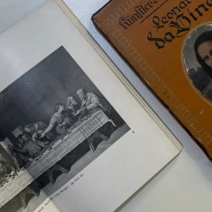 [BUNJANG] Leonardo da Vinci Art Book 1924 Vintage / 레오나르도 다빈치 화집 1924년 빈티지