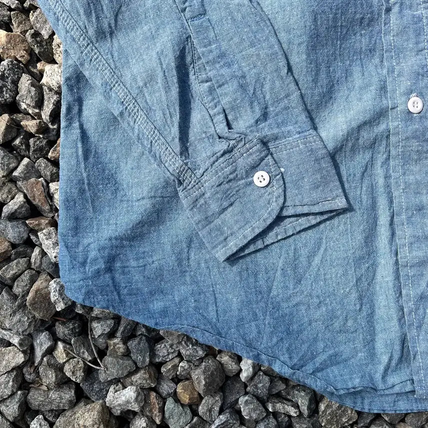 [BUNJANG] Prentiss 70s Chambray Shirt / 70s Prentiss(made USA) 빈티지 샴브레이 셔츠