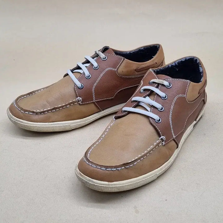[BUNJANG] Elcanto Leather Sneakers 245 / 엘칸토 가죽스니커즈 245