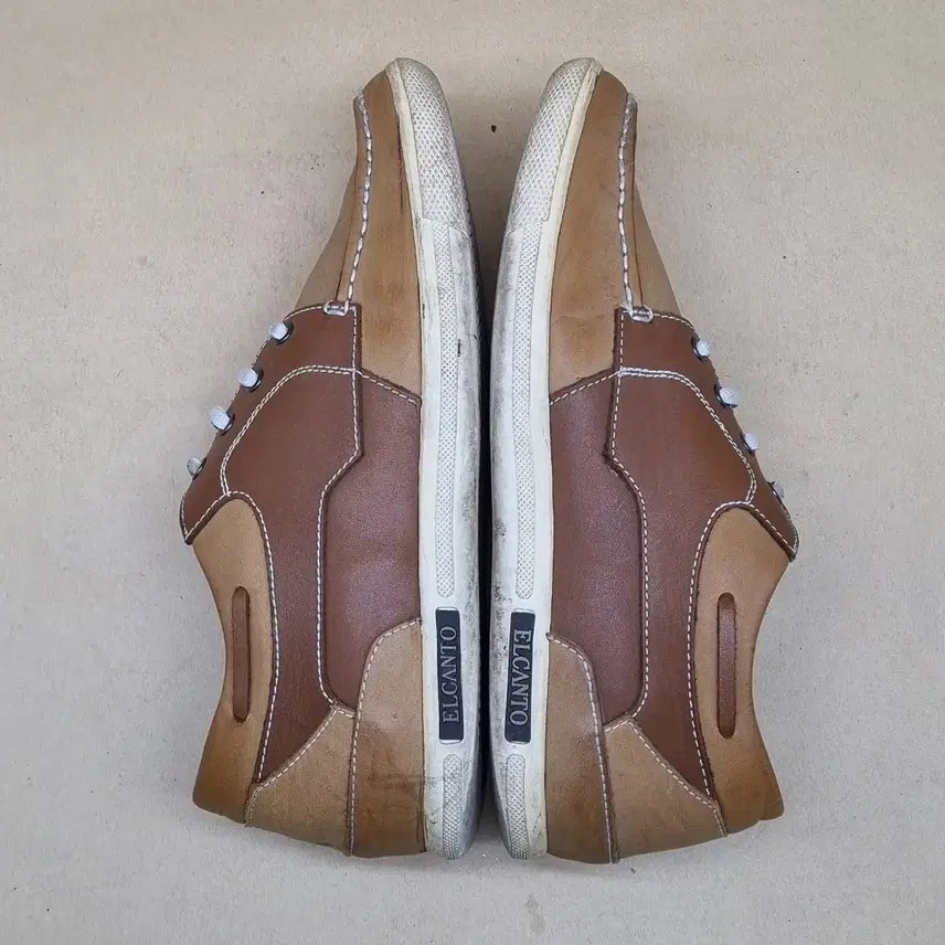[BUNJANG] Elcanto Leather Sneakers 245 / 엘칸토 가죽스니커즈 245