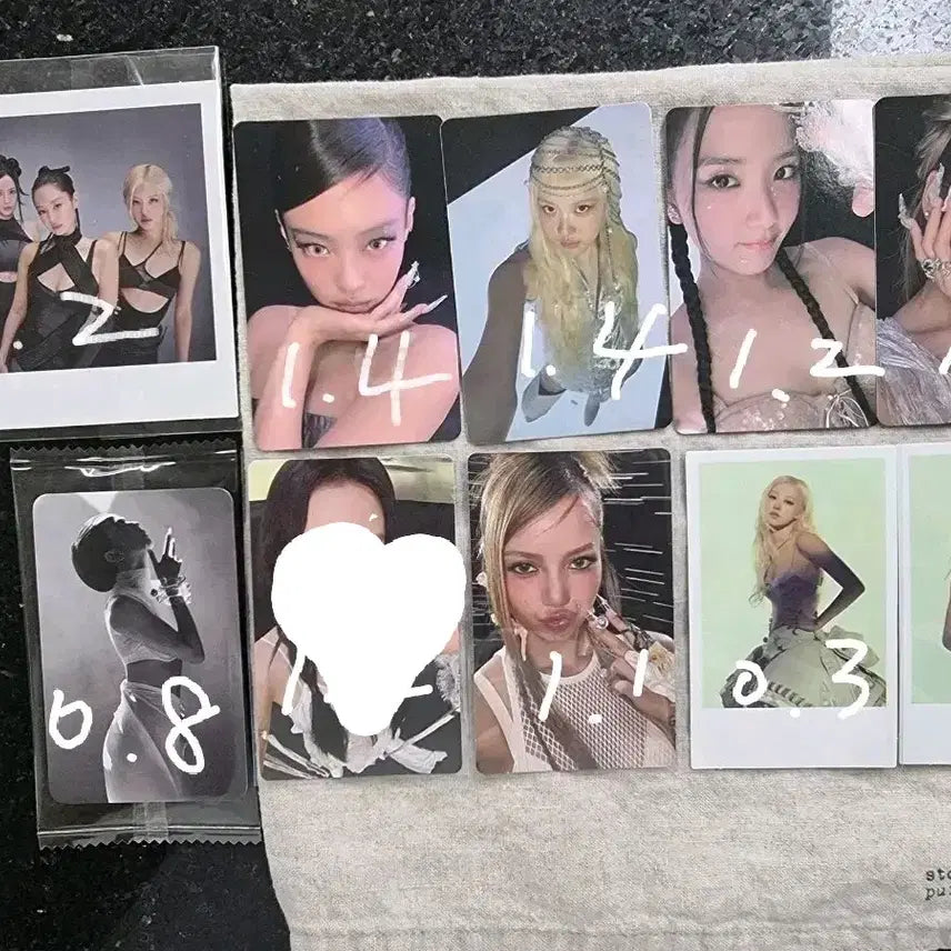 [BUNJANG] BLACKPINK DEADLINE Photocard Bundle Set / 블랙핑크 데드라인 DEADLINE 포토카드 일괄