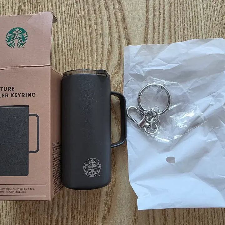 [BUNJANG] Starbucks Mini Tumbler Keyring - Dark Gray / 스타벅스 미니 텀블러 키링 /다크그레이