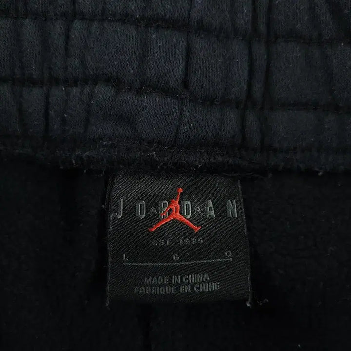 [BUNJANG] Nike Air Jordan Jumpman Logo Fleece Jogger Pants / 나이키 에어조던 블랙 화이트 점프맨 빅로고 밴딩 기모 조거팬츠 스웻팬츠