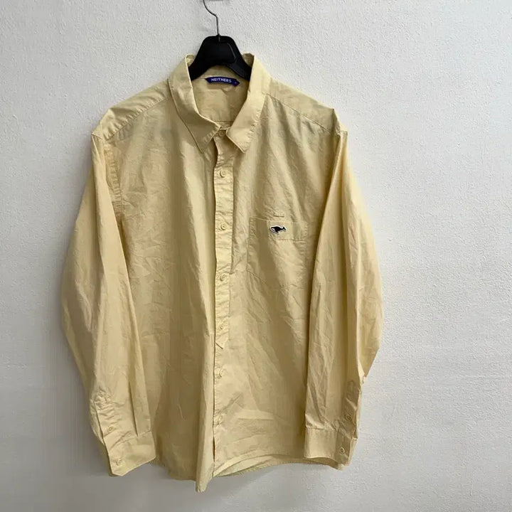 [BUNJANG] Naders Comfort Beige Shirt - Yellow / 네이더스 컴포트 베이지 셔츠 3 (옐로우 색상)