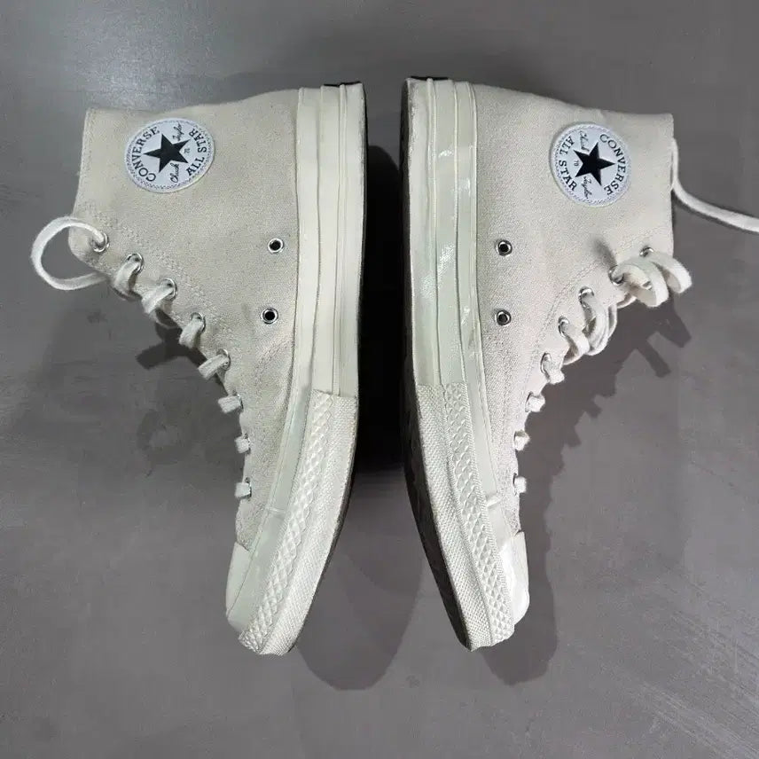 [BUNJANG] Converse Chuck Taylor 70 High Ivory Sneakers / 컨버스 척테일러 70 하이 아이보리 162210c