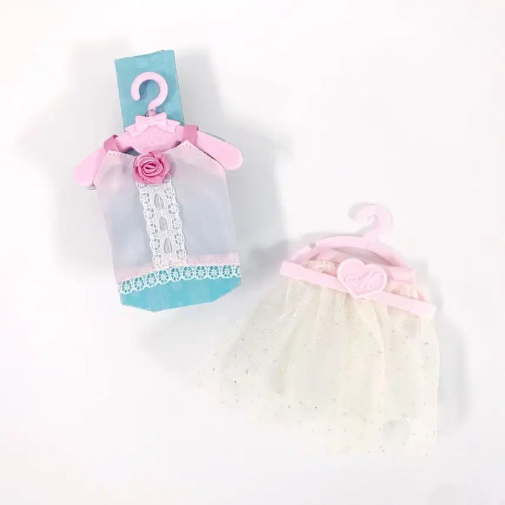 [BUNJANG] 1/6 Scale Doll Underwear Set + Hanger / 1/6 스케일 인형(육일돌) 내의set + 옷걸이