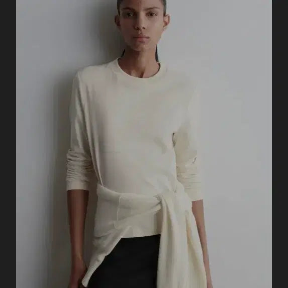 [BUNJANG] COS Relaxed Fit Heavyweight Long Sleeve T-Shirt / COS 릴렉스드핏 헤비웨이트 롱 슬리브 티셔츠