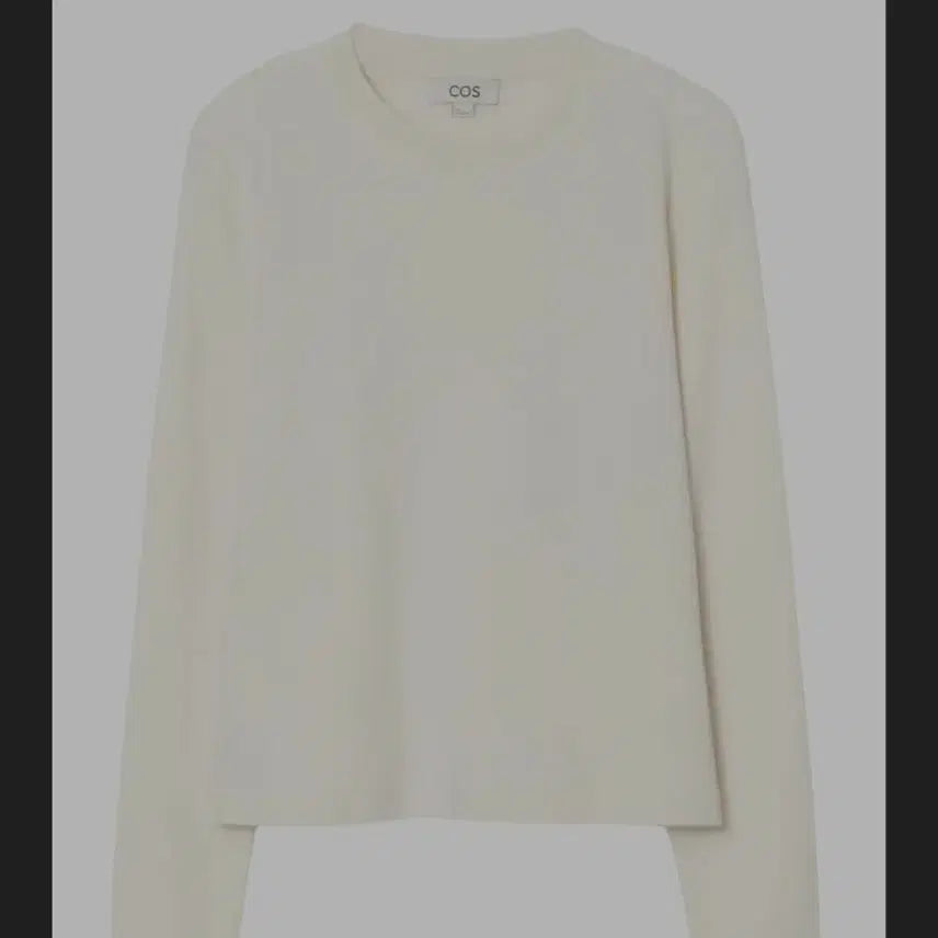 [BUNJANG] COS Relaxed Fit Heavyweight Long Sleeve T-Shirt / COS 릴렉스드핏 헤비웨이트 롱 슬리브 티셔츠