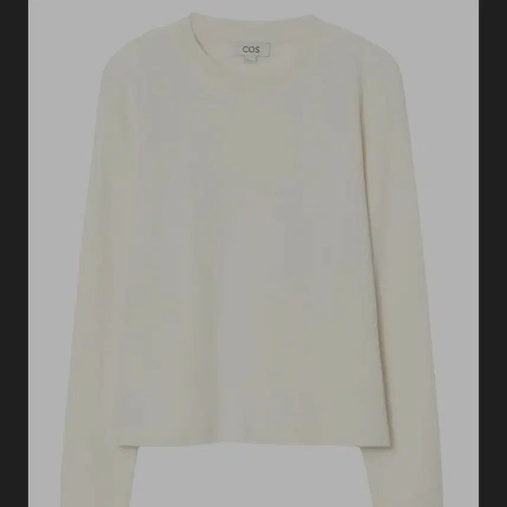 [BUNJANG] COS Relaxed Fit Heavyweight Long Sleeve T-Shirt / COS 릴렉스드핏 헤비웨이트 롱 슬리브 티셔츠