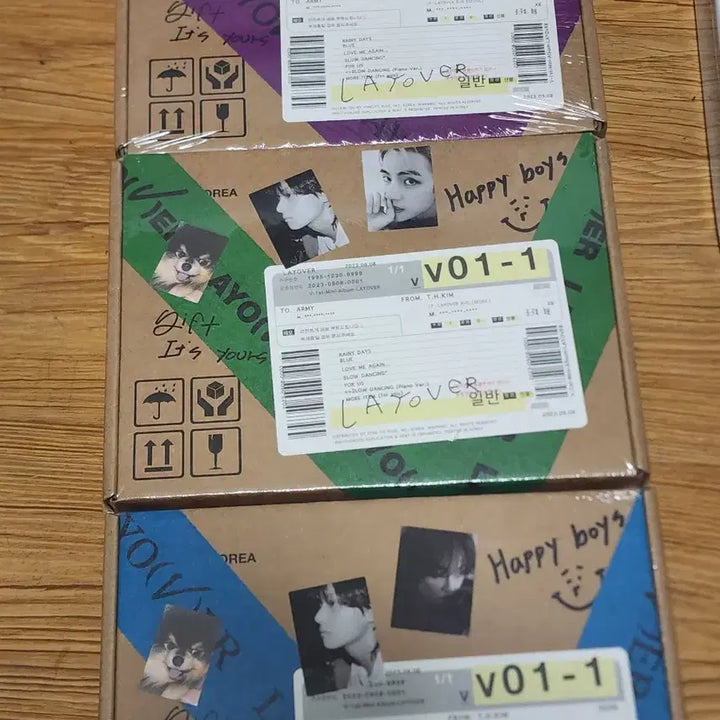 [BUNJANG] BTS V Layover Album 3-Set (3 Versions) Sealed / 뷔 Layover 앨범 3종 세트 (버전별) 미개봉