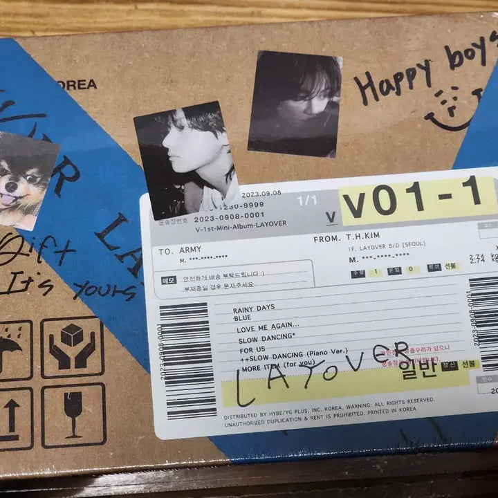 [BUNJANG] BTS V Layover Album 3-Set (3 Versions) Sealed / 뷔 Layover 앨범 3종 세트 (버전별) 미개봉