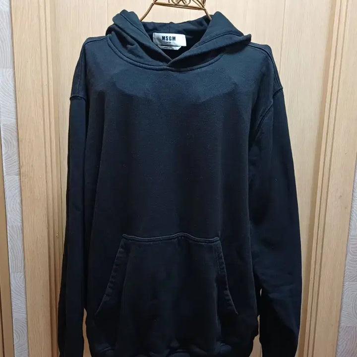 [BUNJANG] MSGM Black Hoodie XL / MSGM 엠세스지엠 블랙 후드티 XL