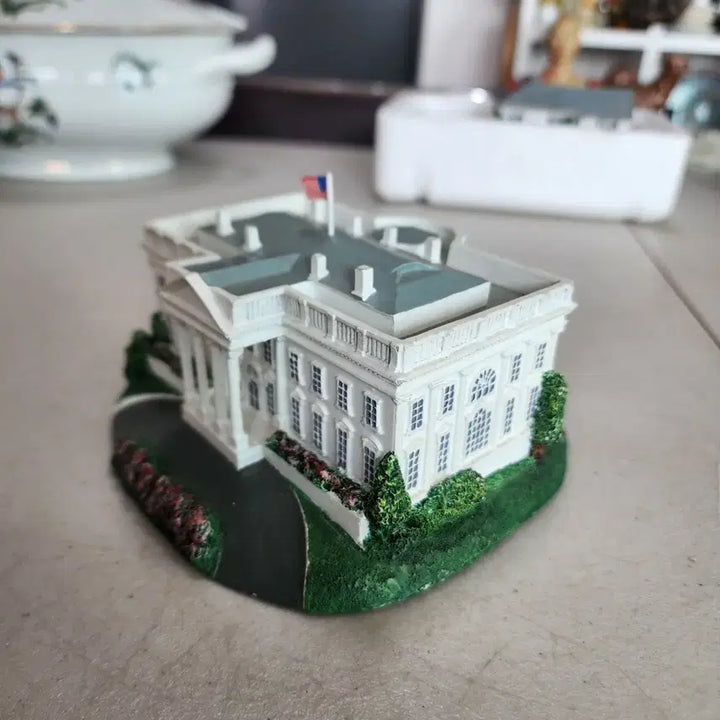 [BUNJANG] USA White House Washington DC Collection Statue / USA 백악관 워싱턴 DC 콜렉션 크기15cmX14.4cm 수지제질