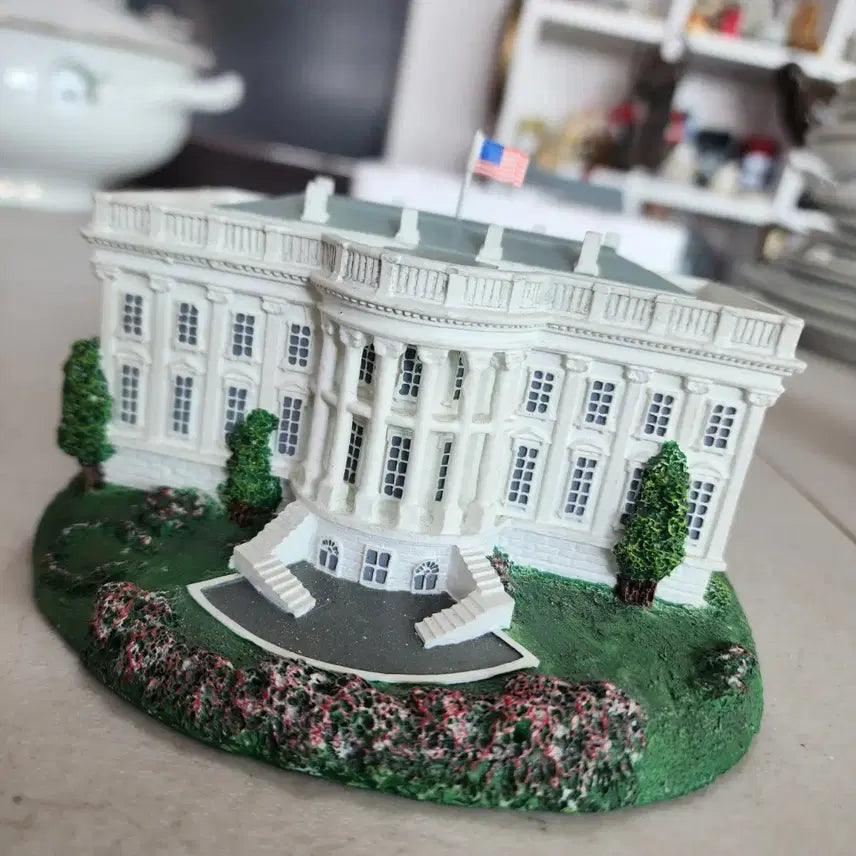 [BUNJANG] USA White House Washington DC Collection Statue / USA 백악관 워싱턴 DC 콜렉션 크기15cmX14.4cm 수지제질