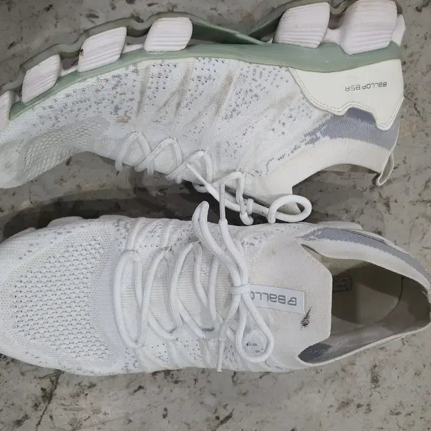 [BUNJANG] BALB BSR White Sneakers 275-280 / 비에이엘 발롭 BSR 화이트 운동화 275ㅡ280