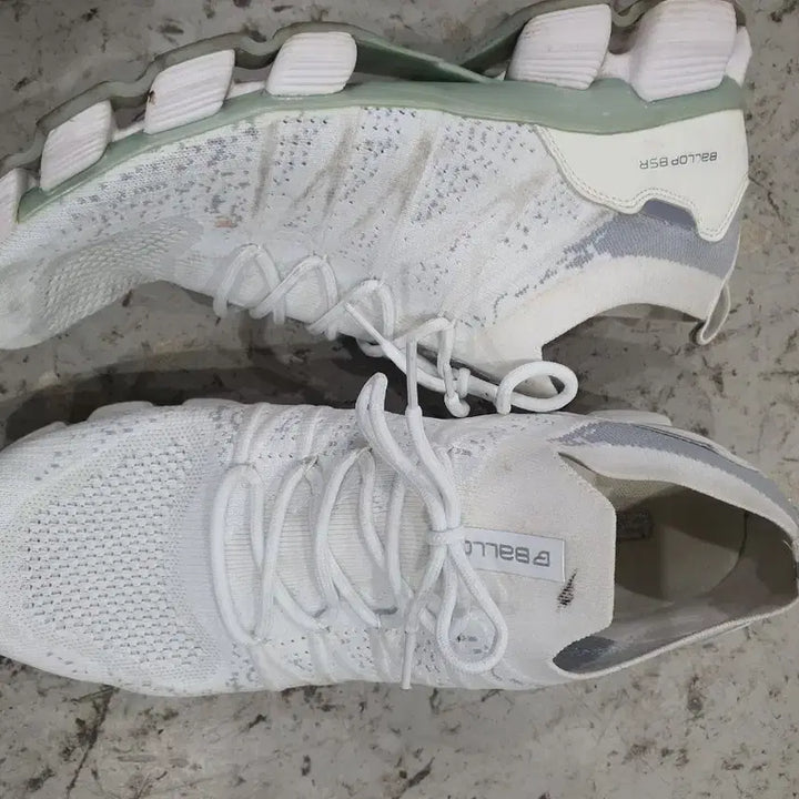 [BUNJANG] BALB BSR White Sneakers 275-280 / 비에이엘 발롭 BSR 화이트 운동화 275ㅡ280